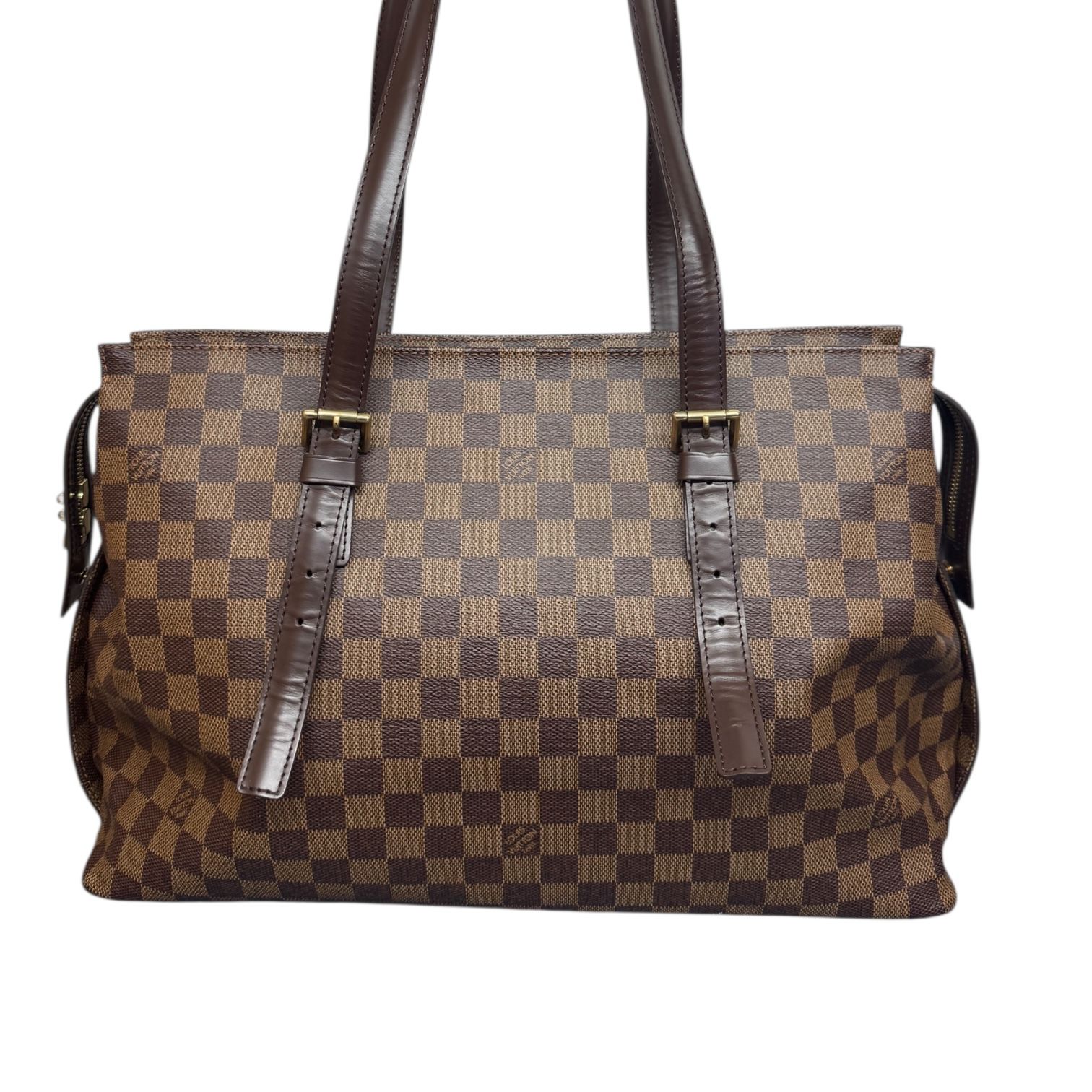 Louis Vuitton Chelsea Tote Bag Brown Damier ebene