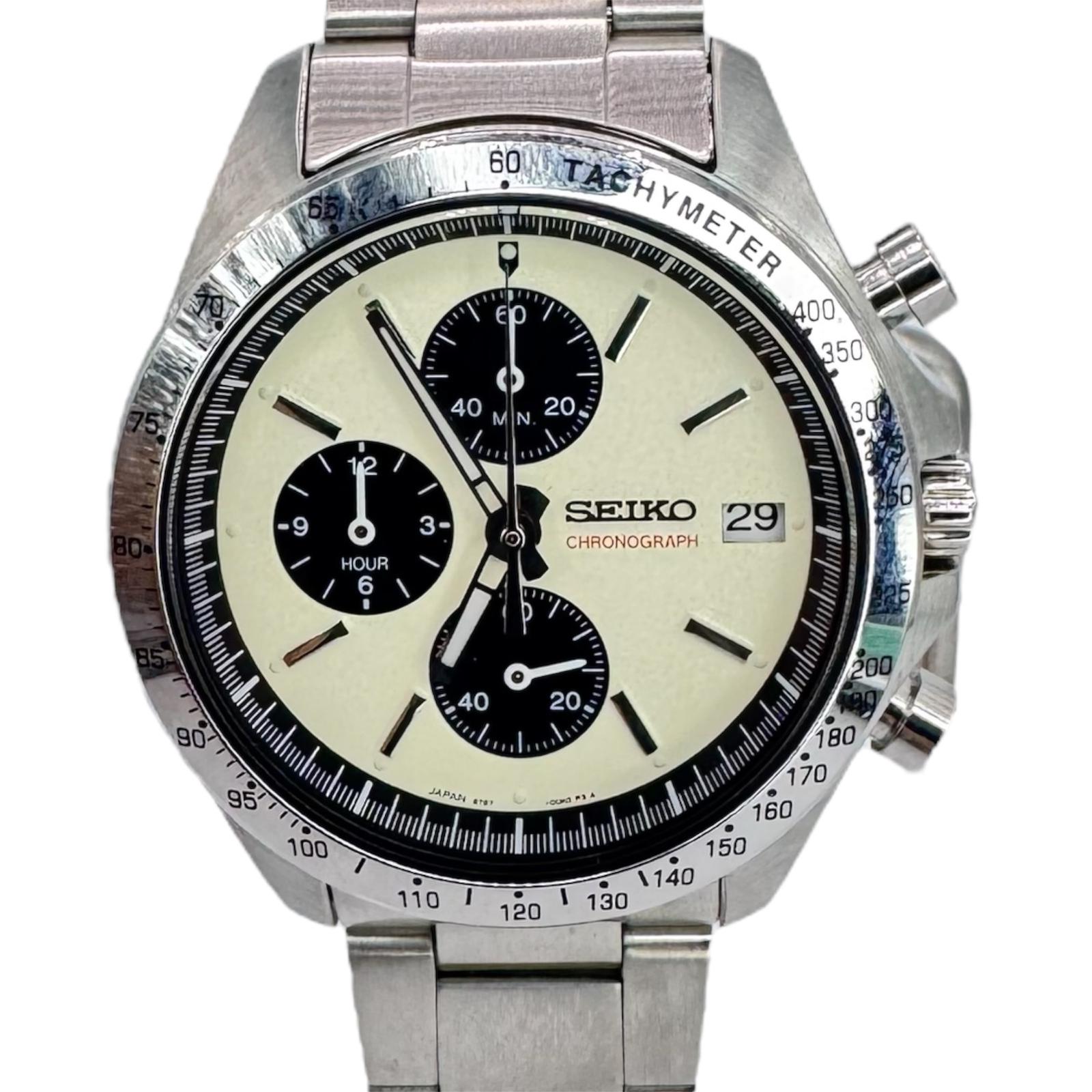 SEIKO Nano Universe SZSJ006/8T67-00J0 Quartz Chronograph Panda Dial, 40mm