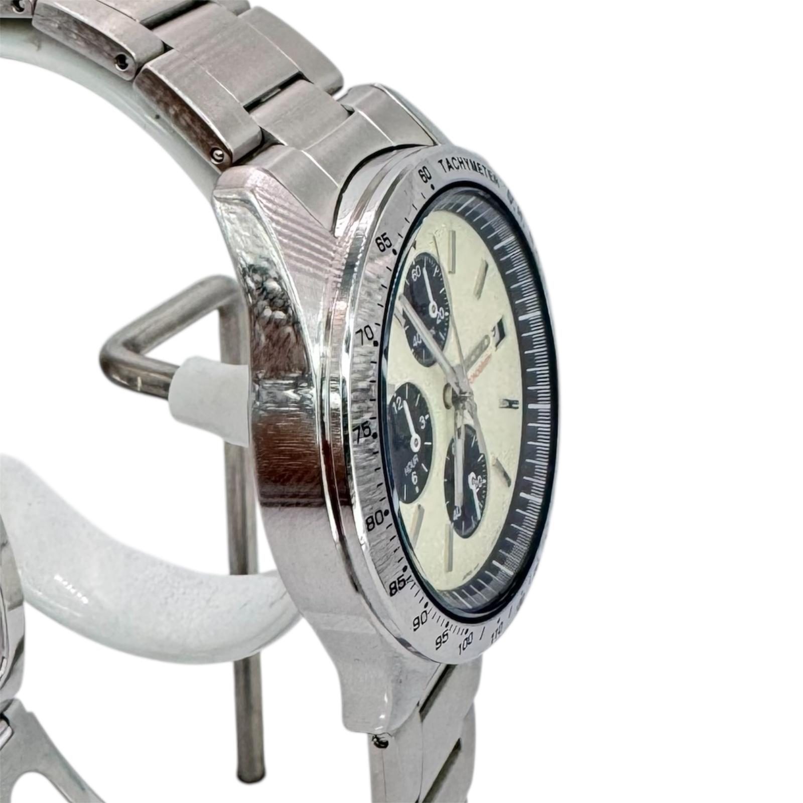 SEIKO Nano Universe SZSJ006/8T67-00J0 Quartz Chronograph Panda Dial, 40mm