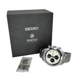 SEIKO Nano Universe SZSJ006/8T67-00J0 Quartz Chronograph Panda Dial, 40mm