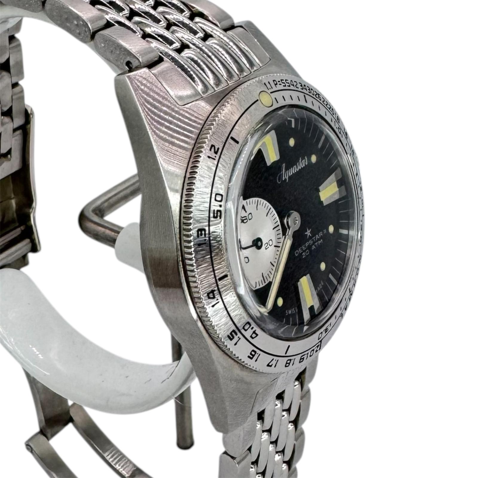 Aquastar Deepstar II Automatic Watch ,Full Set ,36.75mm S$1,450