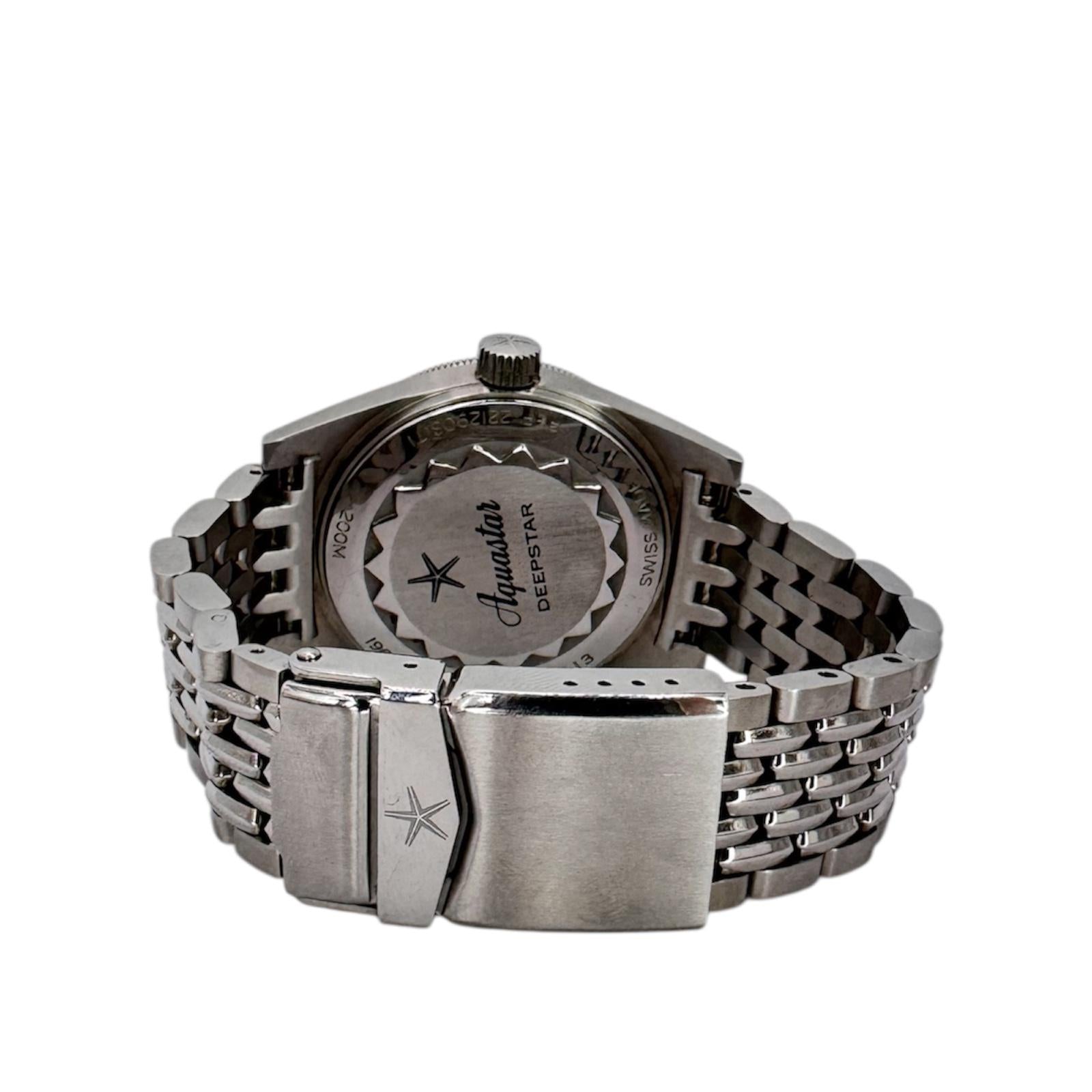Aquastar Deepstar II Automatic Watch ,Full Set ,36.75mm S$1,450