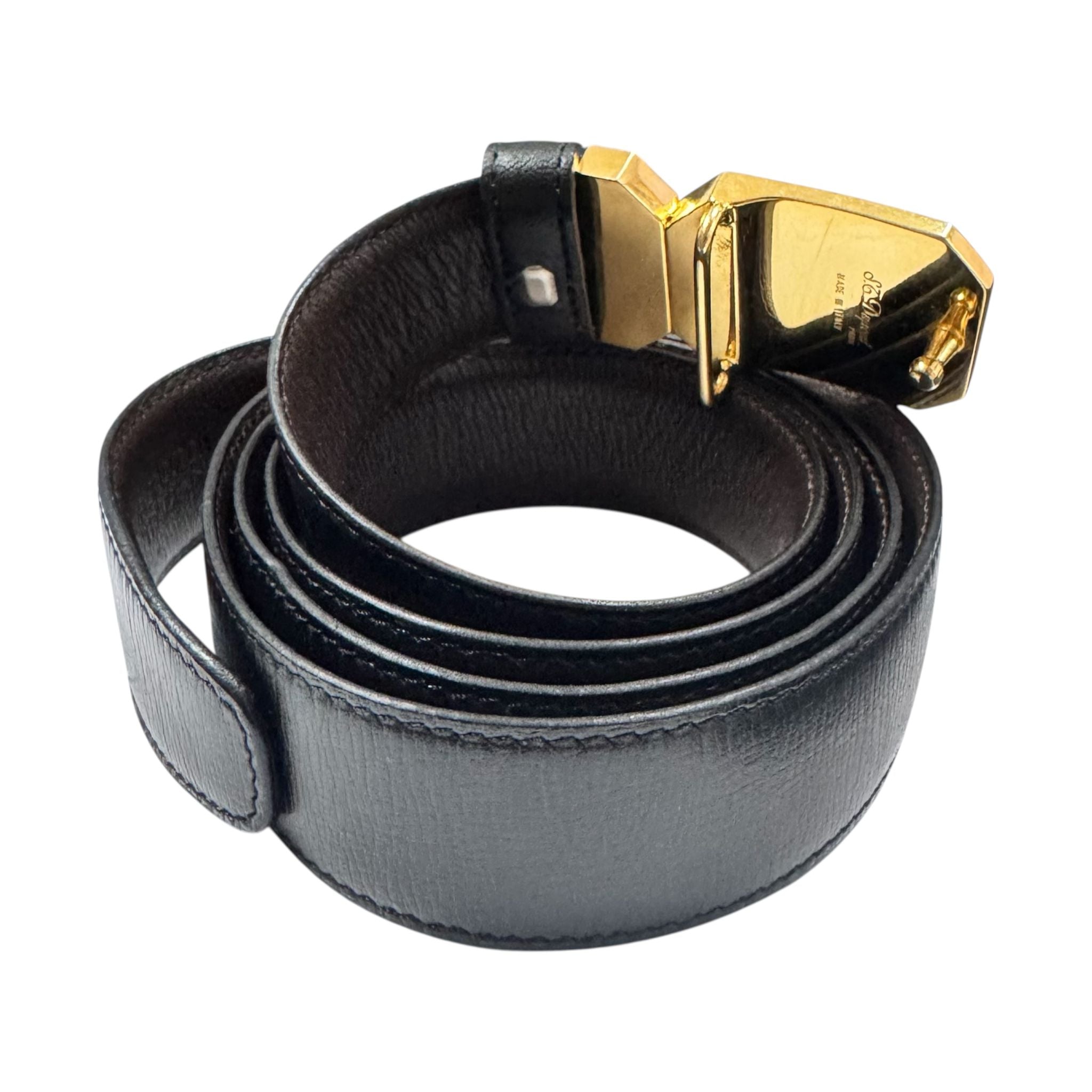 St.Dupont Leather Men Belt 105/42inch