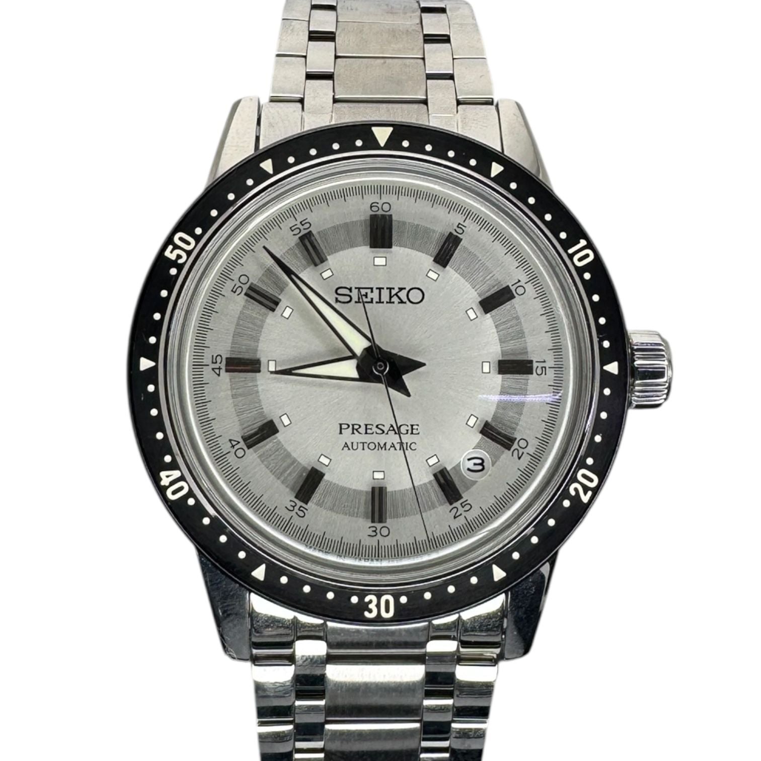 Seiko Presage SRPK61J1 Limited Edition Vintage Style 60th Anniversary 39mm Crown Automatic Men Watch