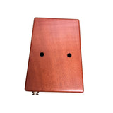 Kaxida ZTC724/AP 17 Keys EQ Kalimba Mbira Calimba Solid Acacia Thumb Piano Link Speaker Electric Pickup with Bag +3 M Cable