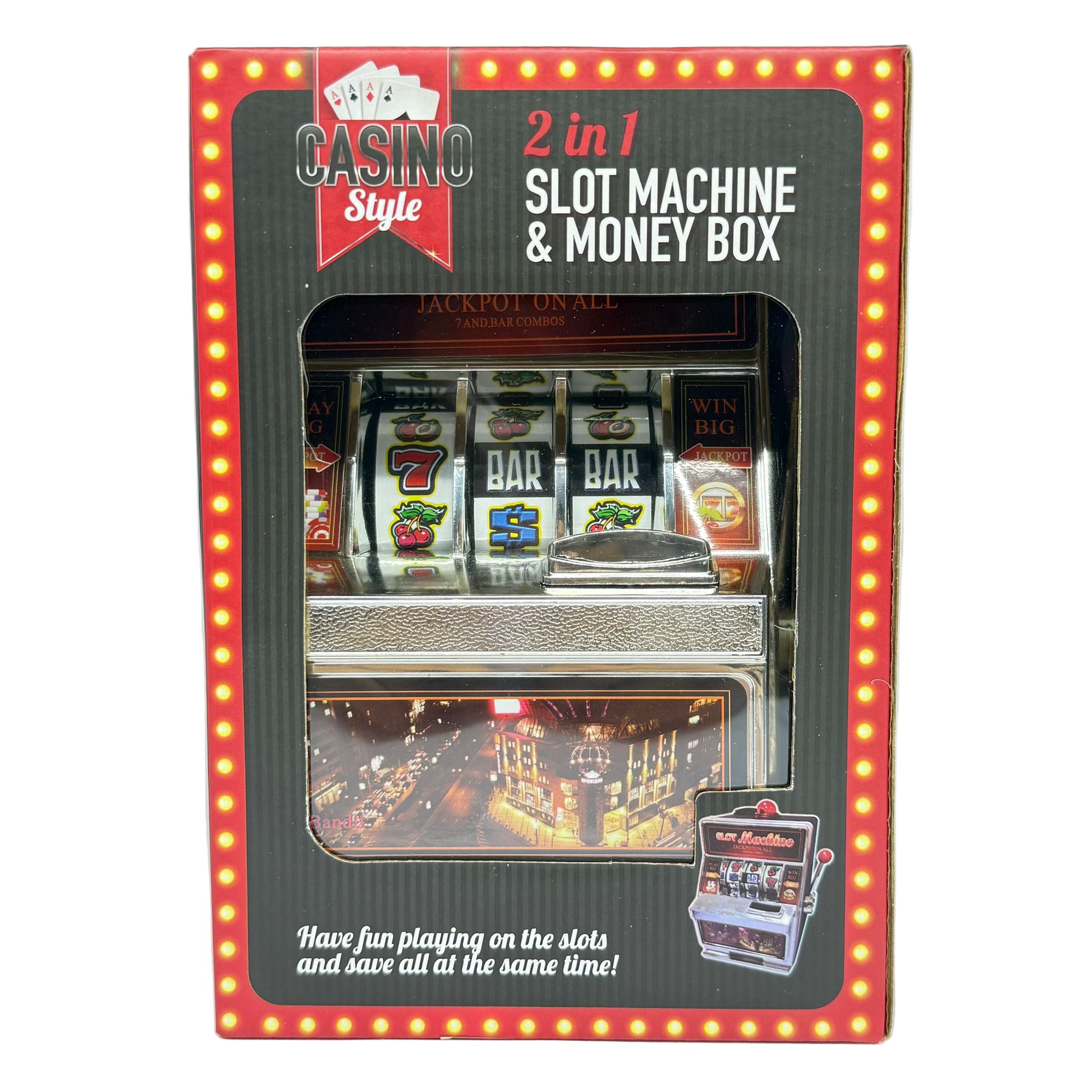 Slot Machine Coin Bank Small