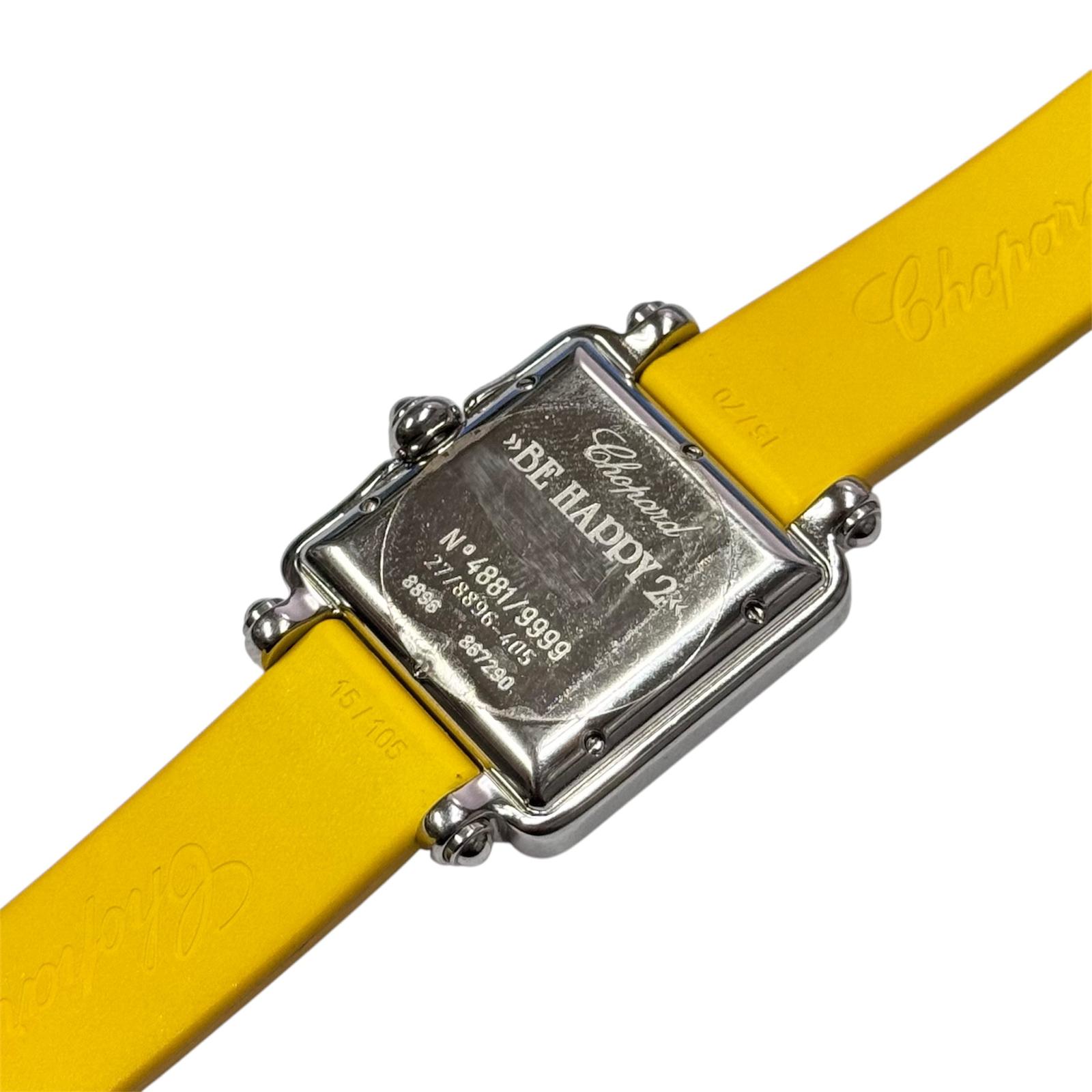 Chopard 8896 Be Happy 2 Quartz Diamond=3 In Dial Watch, 27mm