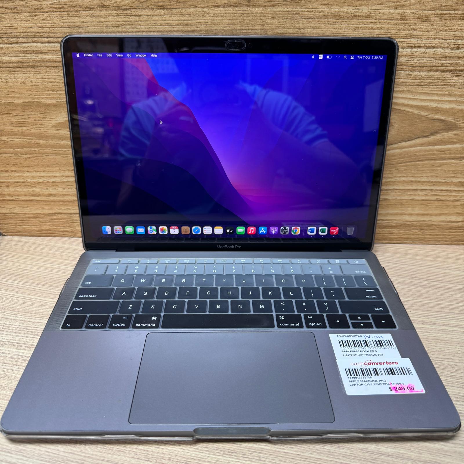 LAPTOP-CI5/256GB/2016/13"/SILVER APPLE MACBOOK PRO