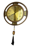Oriental Wood Wall Clock – 48cm (8101)
