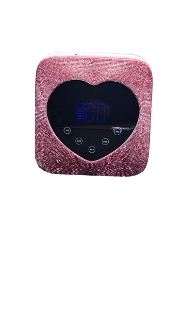 Medicure Dryer Glitter Heart Design