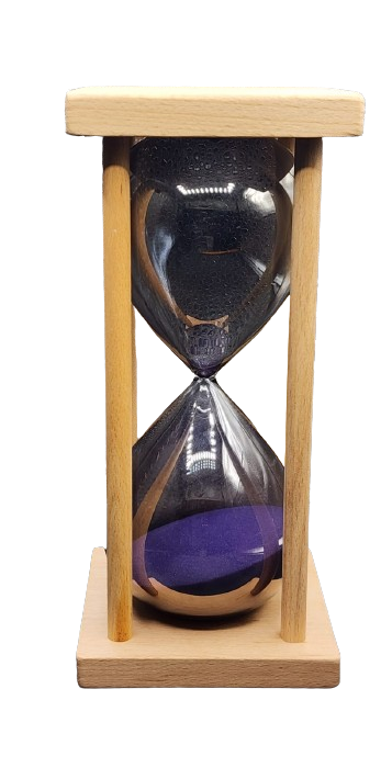 Hour Glass Purple Sand