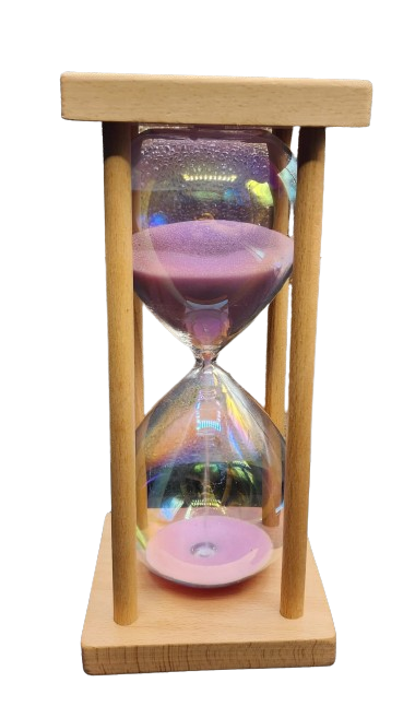 Hour Glass Pink Sand