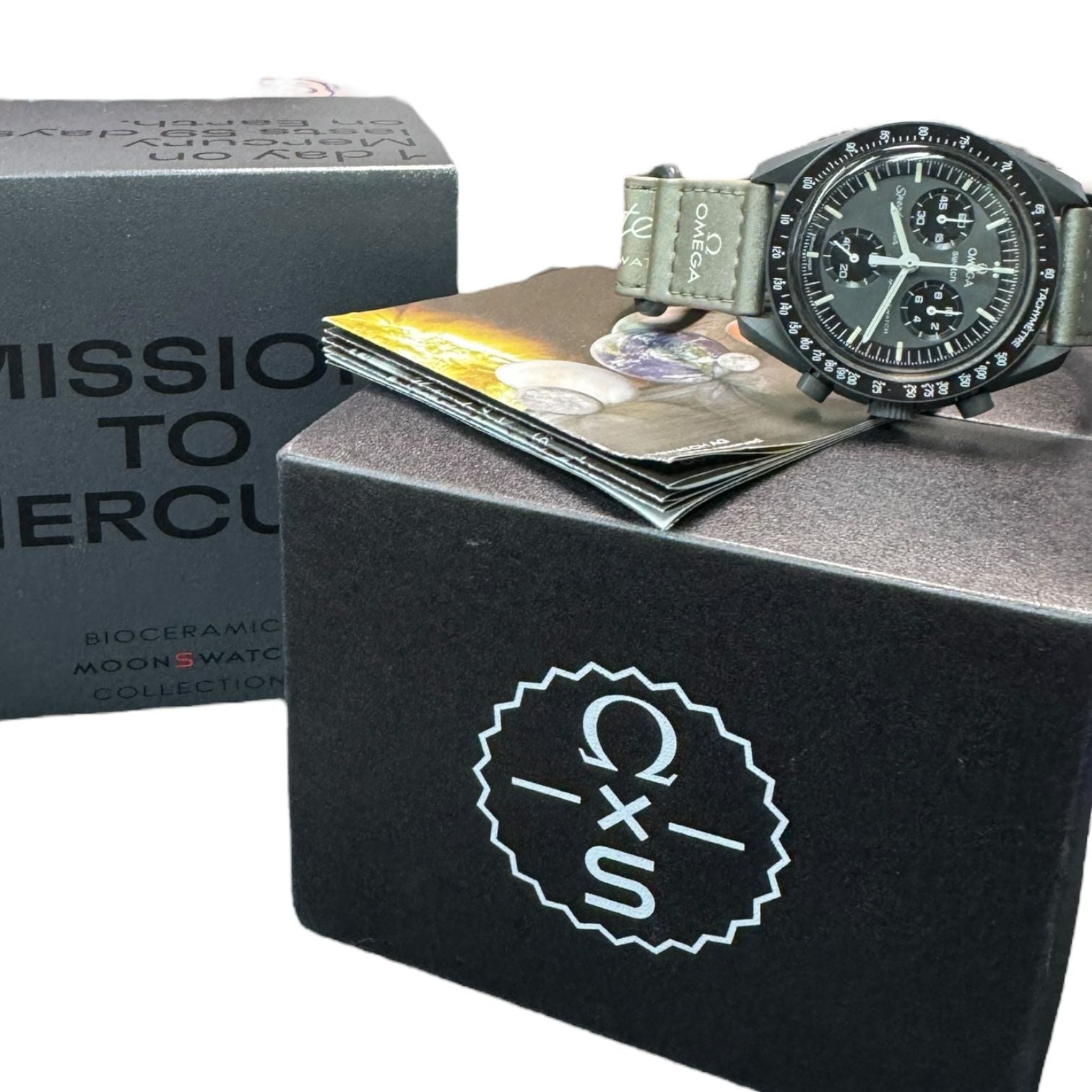 Omega x Swatch Moonswatch Mercury Watch