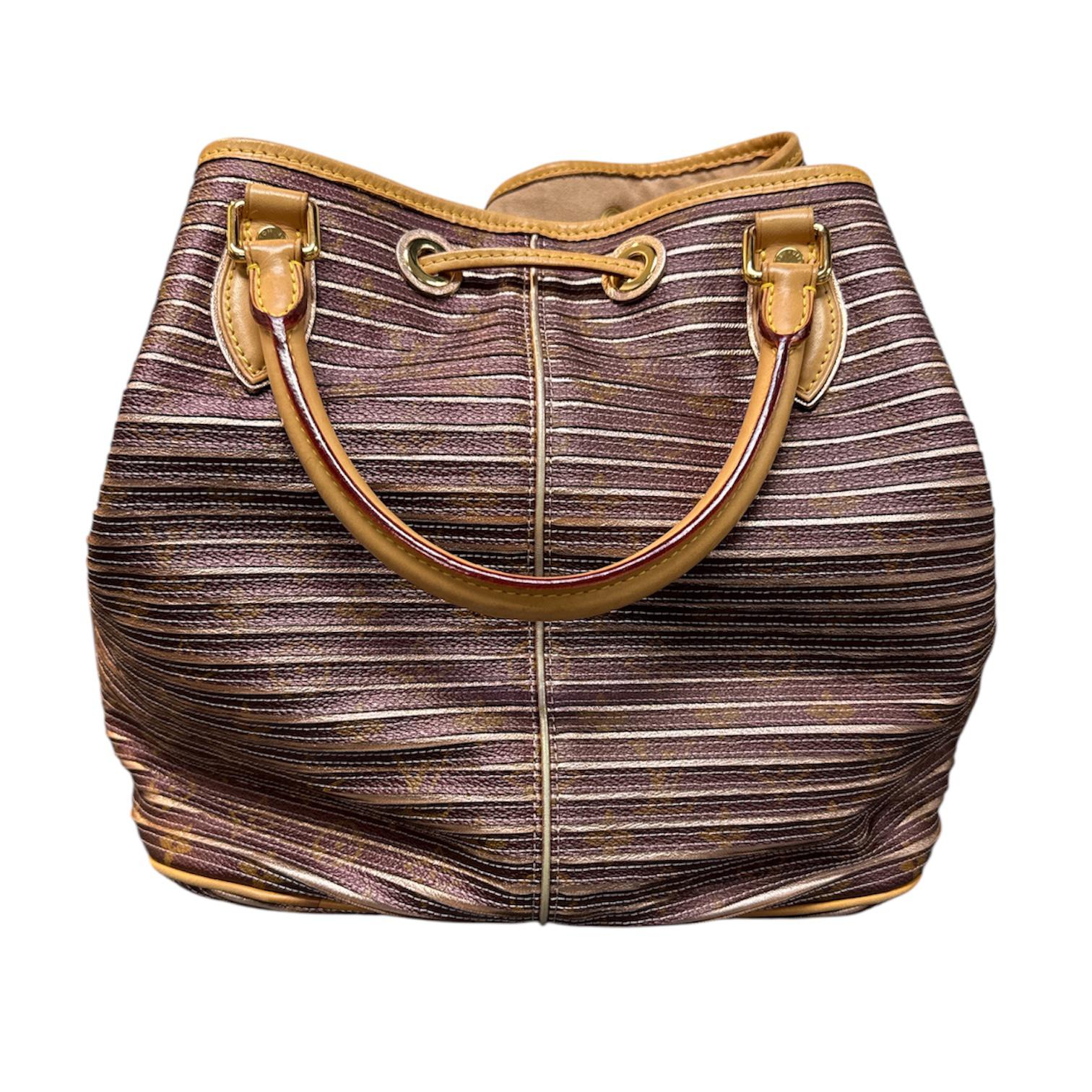 Louis Vuitton Peche Monogram Eden Neo Bag With Calfskin Circus Bag Charm Marron