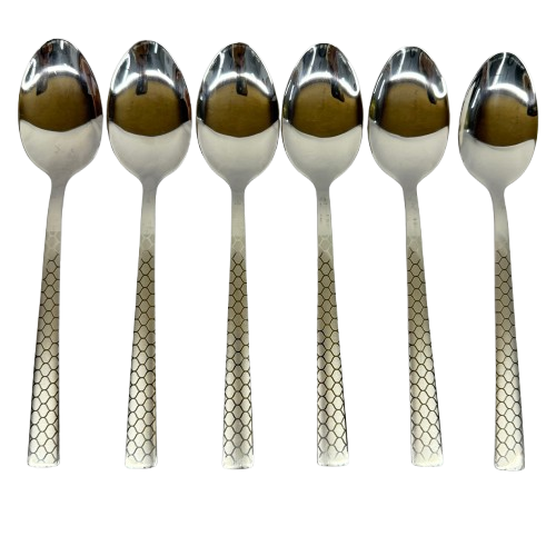 Dinner Spoon 6pcs Fish Scale