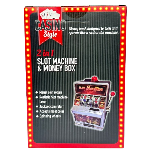 Slot Machine Coin Bank Small