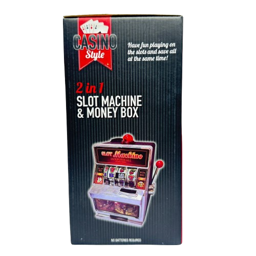 Slot Machine Coin Bank Small