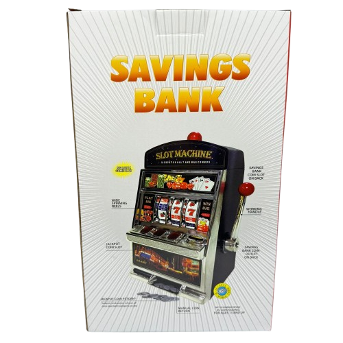 Slot Machine Coin Bank Large
