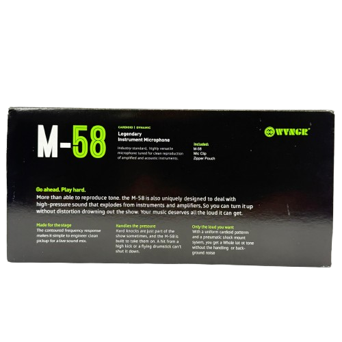 Wired Microphone Black M-58