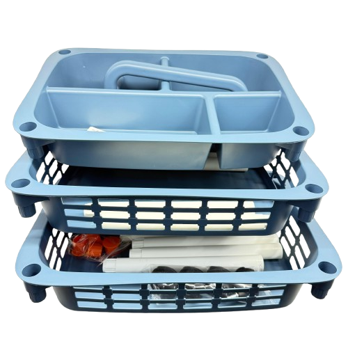 Basket With Trolley 3 Tier 6683