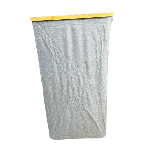 Laundry Bag W Wood Trim 40X33X75