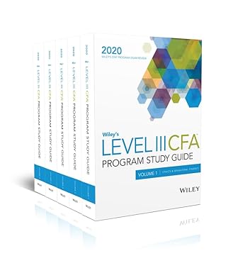 Wiley's Level III CFA Program Study Guide 2020: Complete Set Paperback