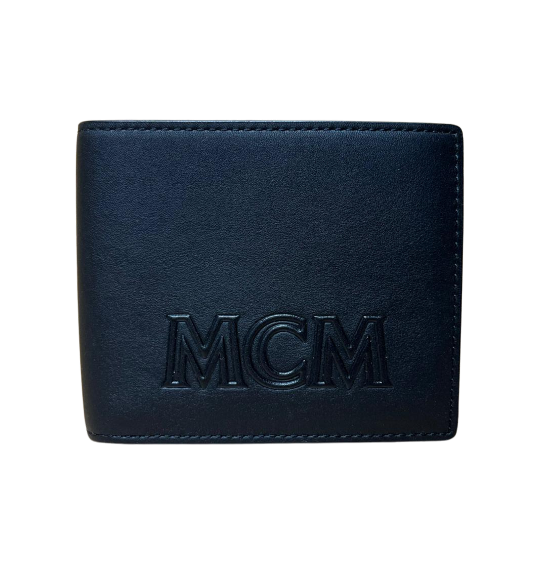 MCM Aren Bifold Wallet In Spanish Calf Leather