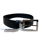 Montblanc Black Westside Leather Belt 35mm MB114435