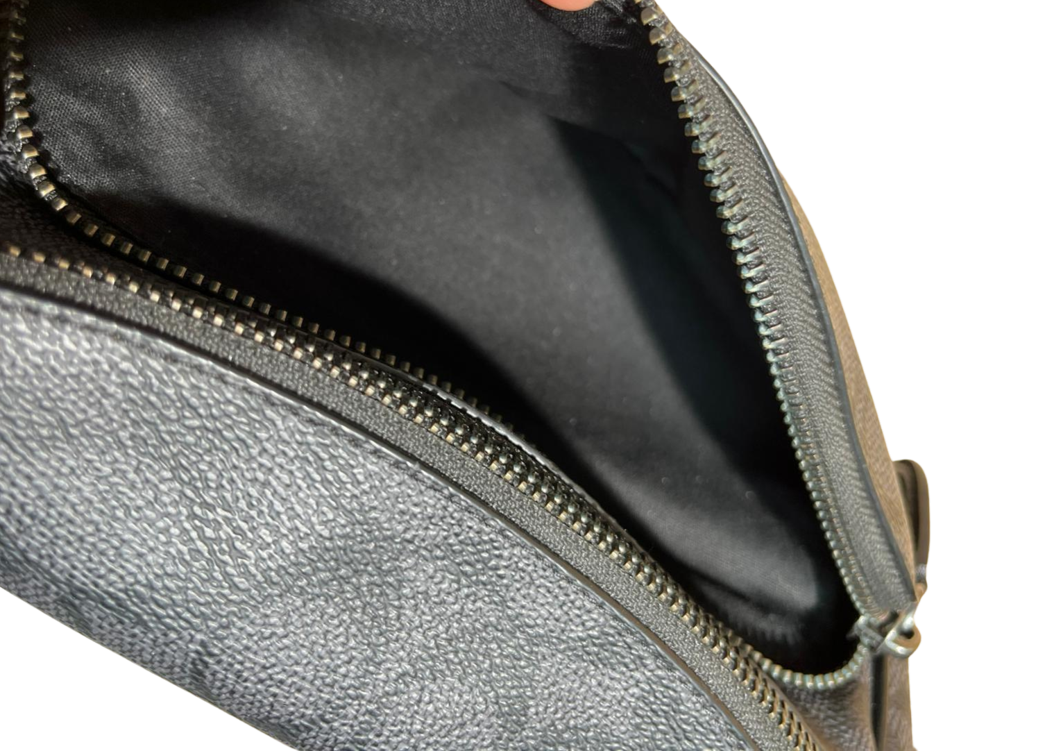 Coach League Belt Bag Black Leather