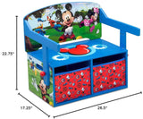 Delta Children Kids Convertible Activity Bench - Greenguard Gold Certified, Disney Mickey Mouse
