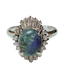 PT900 Black Opal Ring 7G Size 17