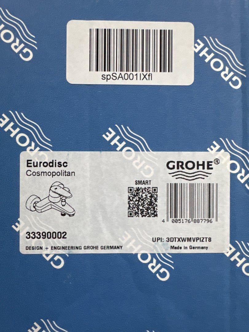 Grohe Eurodisc Cosmopolitan Single-lever bath/shower mixer, 33390002