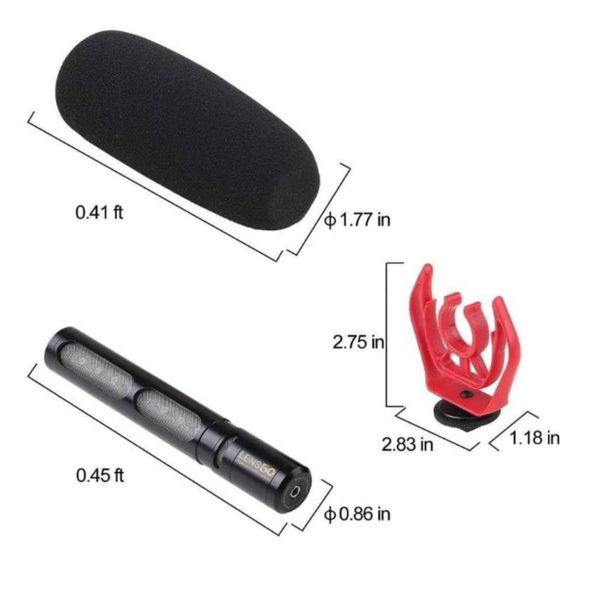 Lensgo Lg-Dmm2 Microphone-5M Range Super Cardoid Live Stream