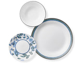 Corelle 18-Piece Dinnerware Set, Service for 6, Lightweight Round Plates and Bowls Set, Vitrelle Triple Layer Glass, Chip Resistant, Microwave and Dishwasher Safe, Veranda
