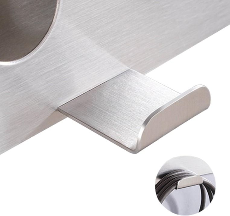 Hair Dryer Holder for Dyson Supersonic Hair Dryer, for Dyson Airwrap Styler Organizer Storage Shelf 2in1 Wall Mounted Stand Fits Curler Diffuser Two Nozzles for Bathroom Bedroom Hair Salon Barbershop