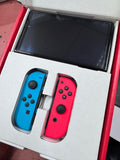 Nintendo Switch Console OLED with Neon Red/Blue JoyconNintendo Switch