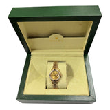 Rolex 69088 Datejust 18KYG Full Gold With Diamond And Blue Sapphire Bezel Watch, 26mm