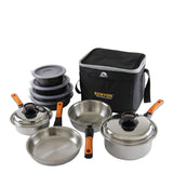 Kenyon StacKEN Pots and Pans Set, Multi-Piece, Stainless Steel