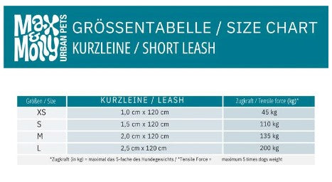 Max&Molly Short Leash – Ethnic Vibes Orange Medium