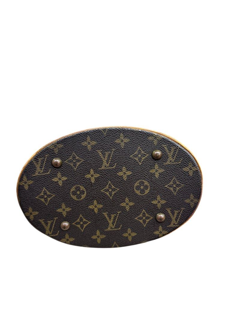 Louis Vuitton Monogram Bucket Shoulder Bag (H25 x L22 cm)