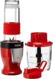 Mayer MMBC19 2 in 1 Blender and Chopper, Red