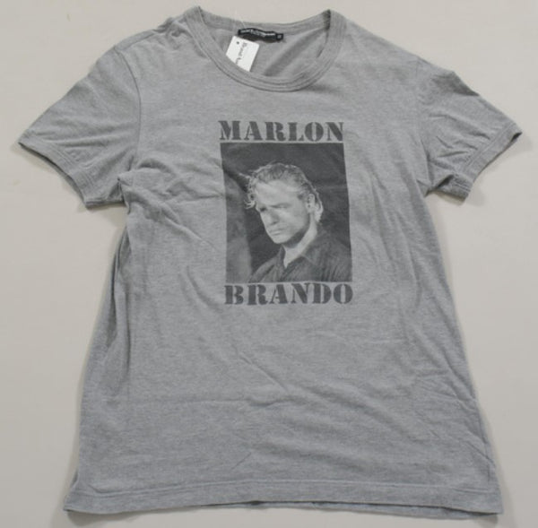 Dolce Gabbana Marlon Brando Grey T Shirt Size 52 Cash Converters