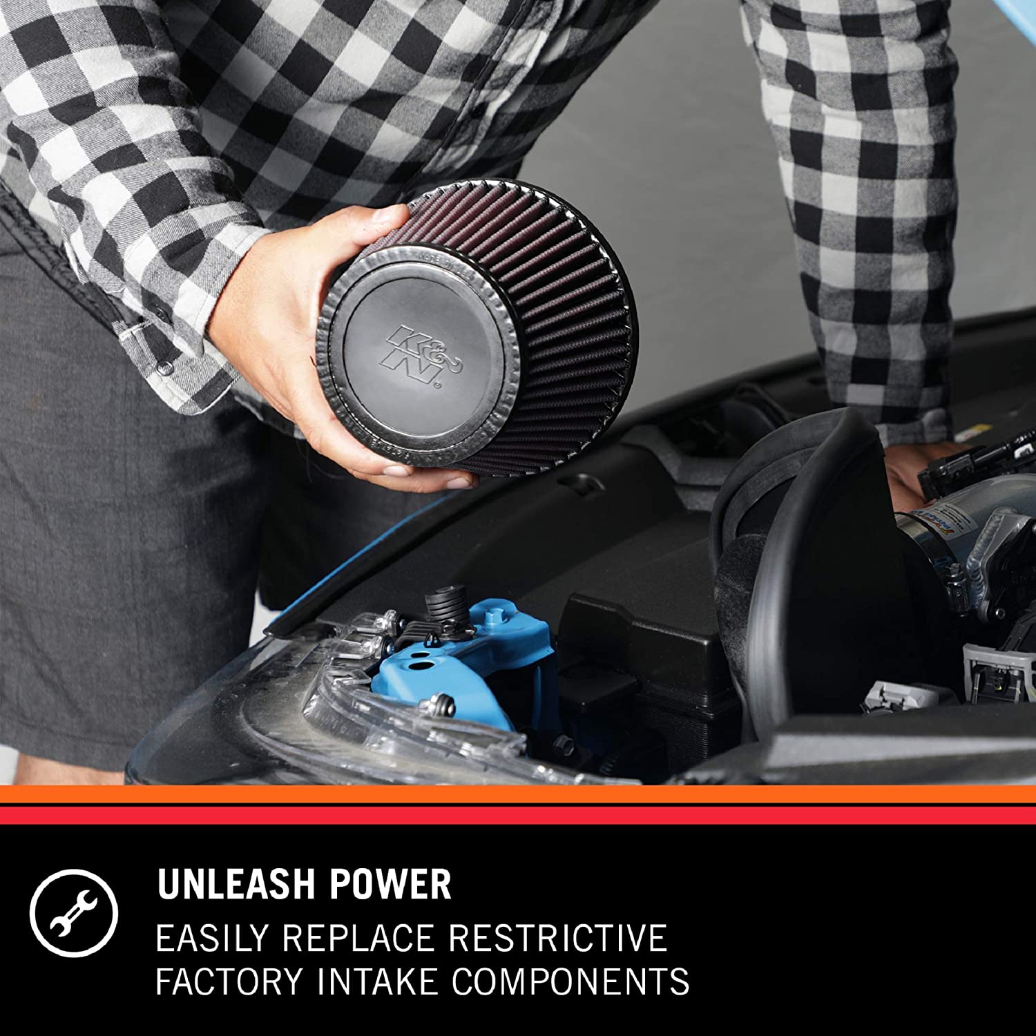 K&N RU-1041 Car Engine Air Filter - Cash Converters