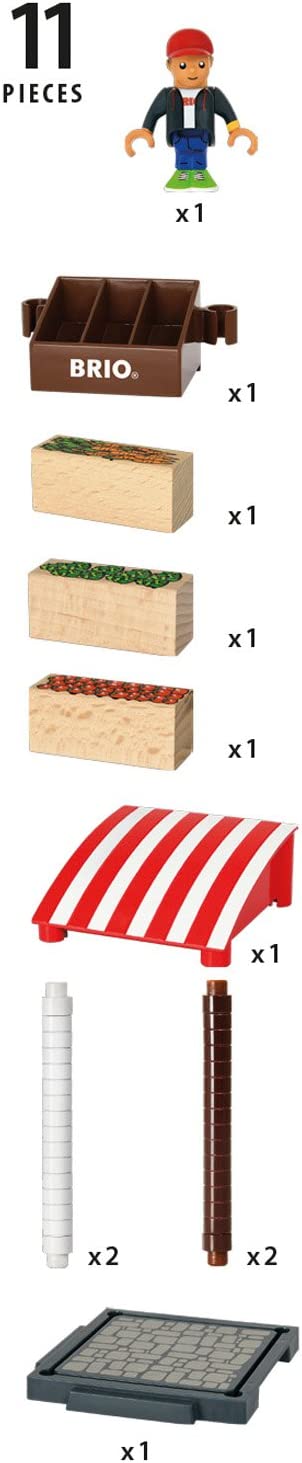 BRIO 33946 Village Market Stand