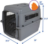 Petmate Sky Kennel For Pets From 25 To 30lb Light Gray