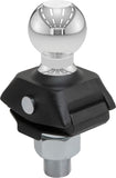 CURT 40047 RockerBall Cushion Hitch Trailer Ball 7500 lbs 2Inch Diameter 1Inch Shank