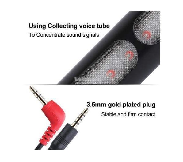 Lensgo Lg-Dmm1 Microphone 3M Range Cardioid Vlogging Live Stream