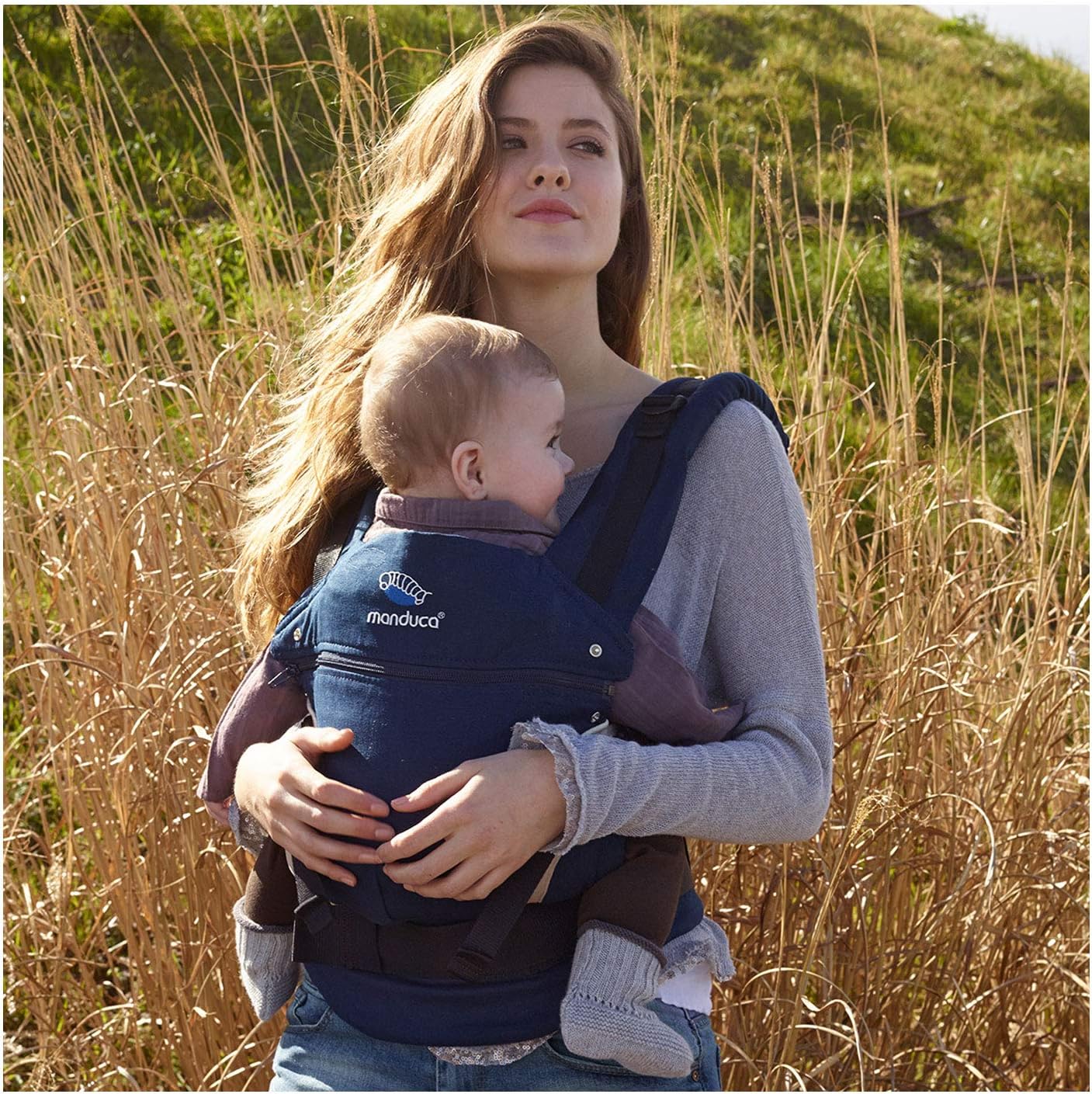 Manduca First HempCotton Navy Baby Carrier