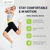 FlipBelt Zipper Running Belt Carbon XXS