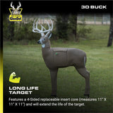 GlenDel Buck 3D Archery Target With Replaceable Insert Core